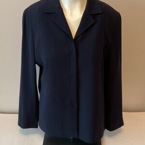 Liz Claiborne Navy Lightweight Blazer